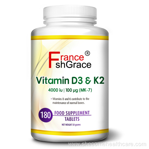 VitaminD3 K2 Immune Health Support vitamind3 Tablets